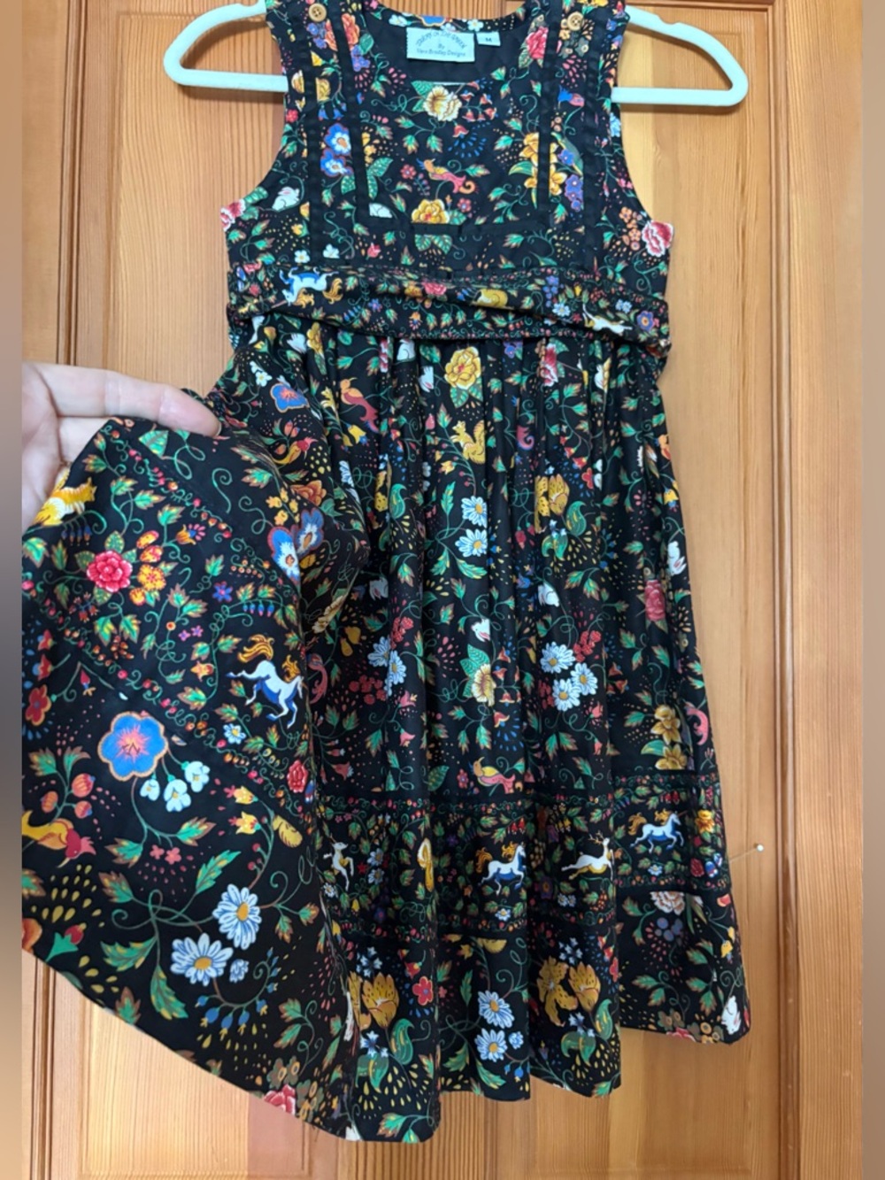 90’s Vera Bradley “Tavern on the Green” Vintage Inspired Floral Garden Motif - M - Picture 10 of 11